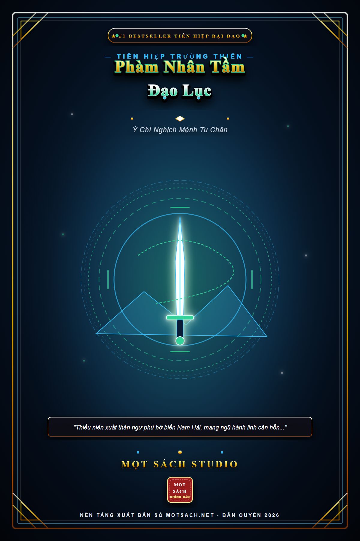 Bìa truyện Phàm Nhân Tầm Đạo Lục: Ý Chí Nghịch Mệnh Tu Chân